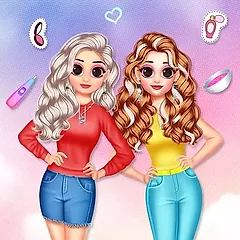 play Salón de cambio de imagen para mejores amigas